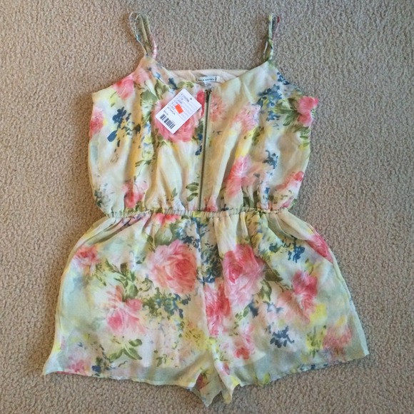 Urban Outfitters Lucca Couture floral romper