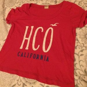 Hollister crop tee XS