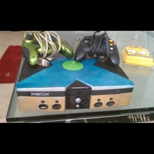 Custom X-Box with rumble controller.
