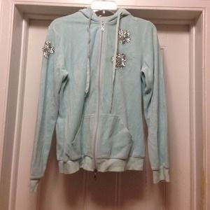 Pajama zip up sweatshirt