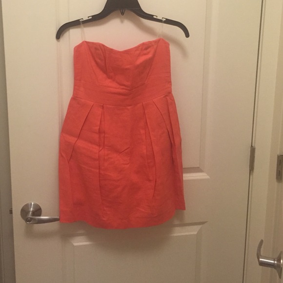 Forever 21 peach linen dress, size S