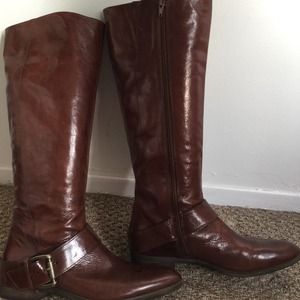 Brown Caressa leather ridding boots size 10
