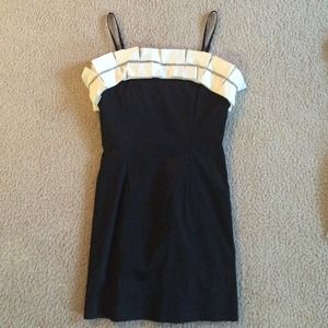 Forever 21 black and white cocktail dress