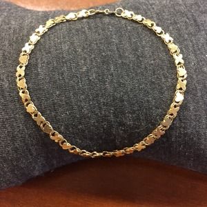 7.5 in 14k gorgeous gold bracelet XOXOX🌹