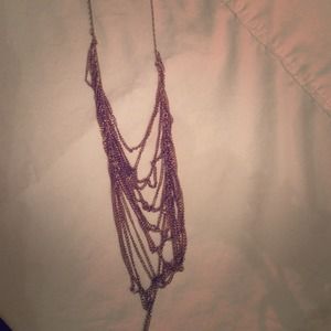 Layering gold necklace