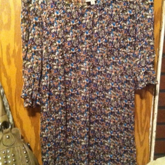 Pink rose dress ae leggings