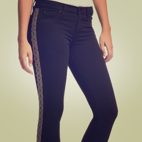 Hudson Jeans Luna Embellished Super Skinny NWT