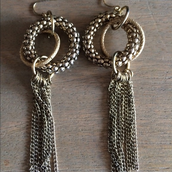 Gold earrings