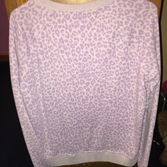 Pink Cheetah Print Sweatshirt - Picture 2 of 2