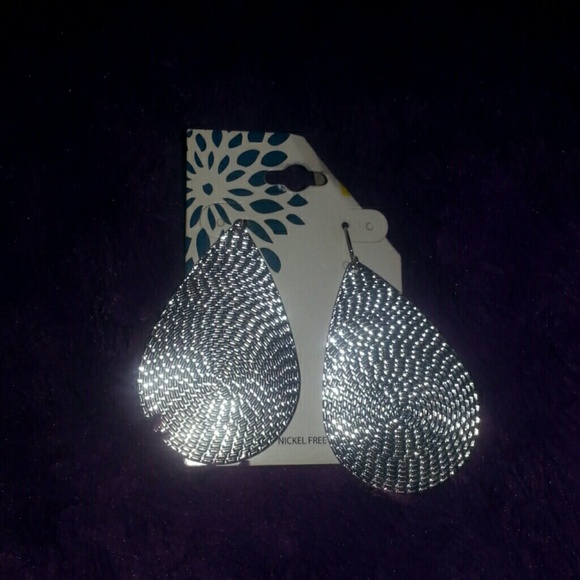 Silver earrings