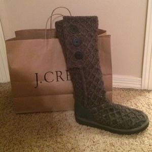 UGG Australia Grey Knit Boots
