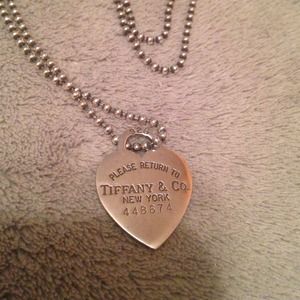 Tiffany heart dog tag!