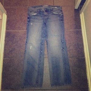 Old Navy medium Wash Bootcut/Straight Jeans.