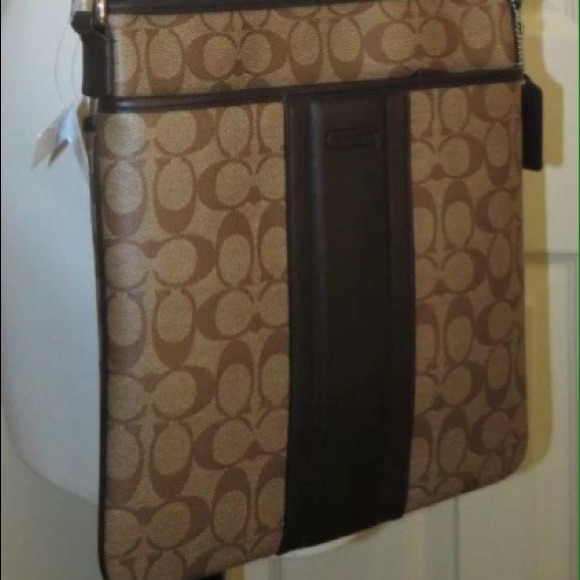 Coach Heritage Signature Ziptop Cross Bodybag - Picture 3 of 3