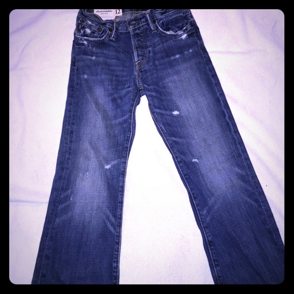 Abercrombie Boy's Baxter low rise slim boot jeans