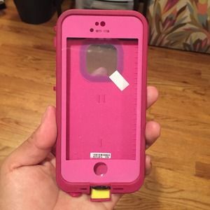 Pink Lifeproof Case for iPhone 5/5s