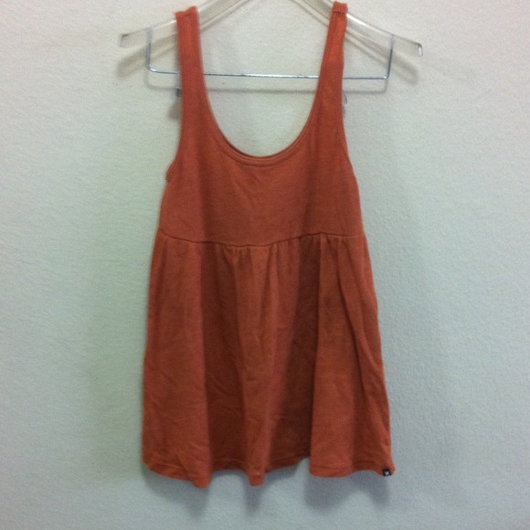 Orange tank top from hurley