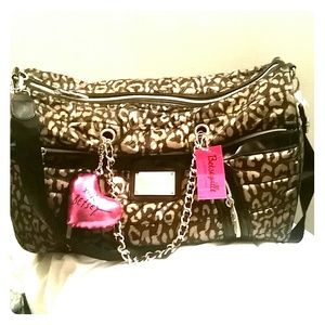Betsey Johnson Overnighter bag - Puffed out blk