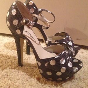 Versona Polka Dot High Heels