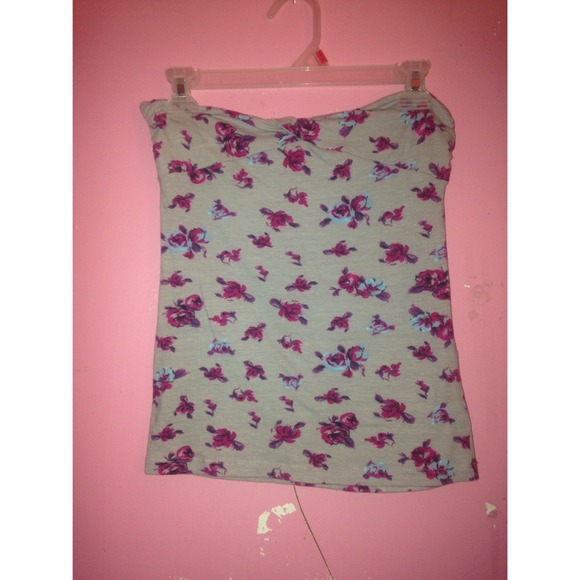 Cute Flower Tube Top