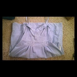 AE seersucker dress.