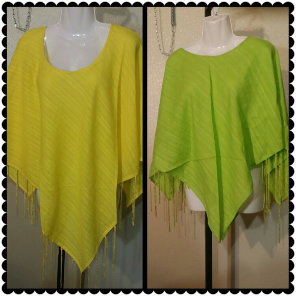 Tops - Poncho. Each Sold separately
