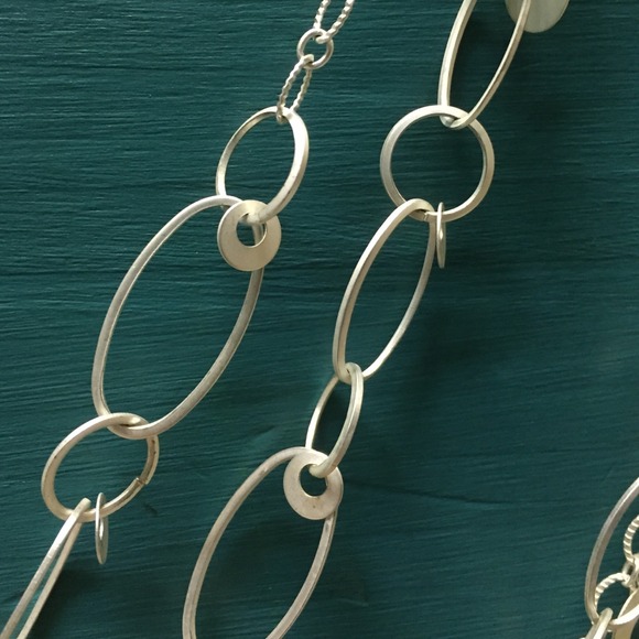 Lia Sofia silver chain necklace.