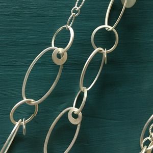 Lia Sofia silver chain necklace.