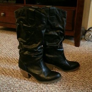 LEI black western boots