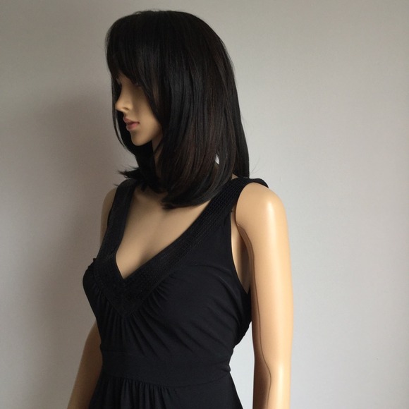 Michael Kors Black evening dress w/ sequins Size L