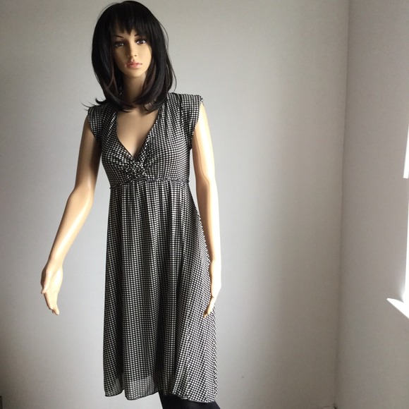 Black & cream pattern Max Edition dress Size L