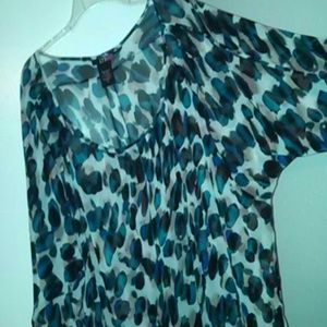 Fun & funky sheer blouse