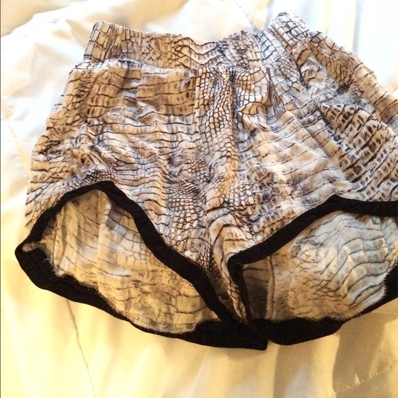 Lf rare snake skin shorts