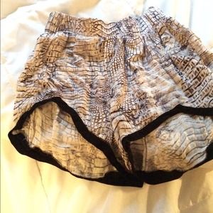 Lf rare snake skin shorts