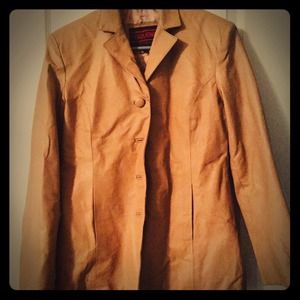 Genuine leather coat