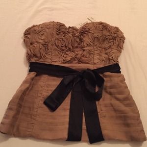 New Bebe Bustier Top