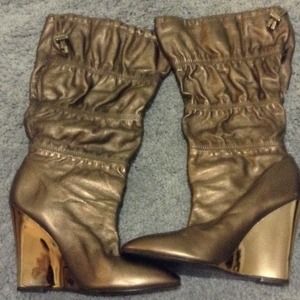 Jessica Simpson leather slouch boots
