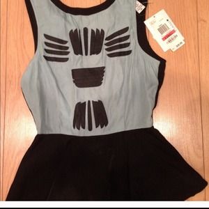 Bar III peplum blouse