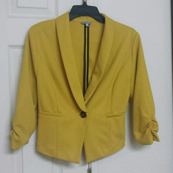 Mustard Yellow Blazer