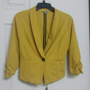 Mustard Yellow Blazer