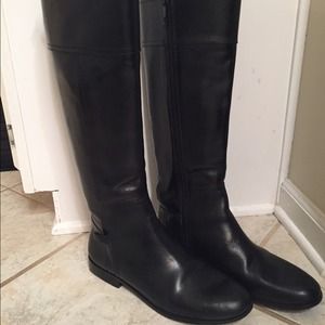Tory Burch Leather Riding Boot