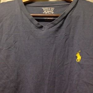 Real Ralf Lauren blue polo shirt