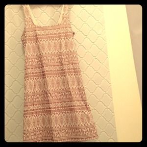 Free People purple and white tribal bodycon dress