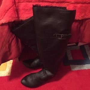 Aldo Knee High fur lined boots