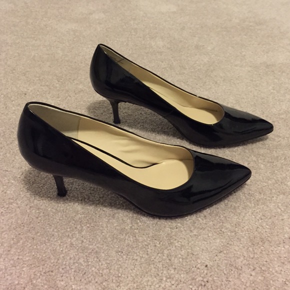 🚫Reserved @jannese Black Patent Leather Pumps