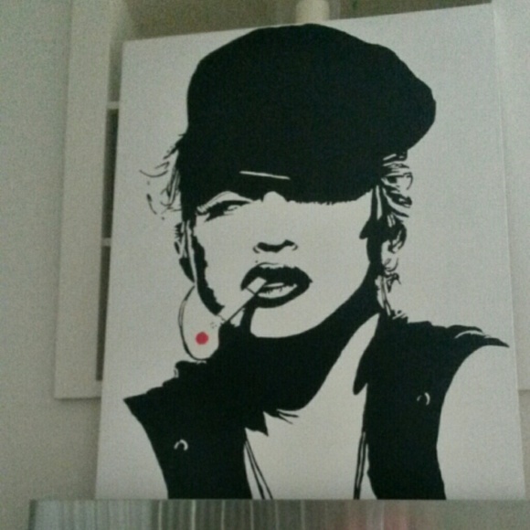 SOLD!Madonna canvas painting!