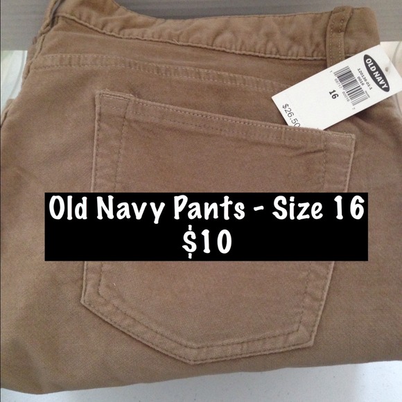 Old Navy Brushed Cords & Boot Cut Jeans - Size 16