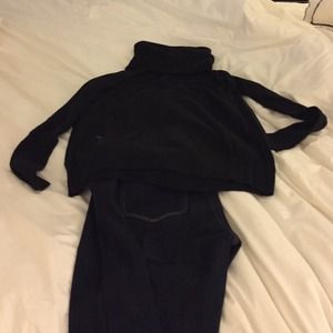 Loft black turtle neck sweater