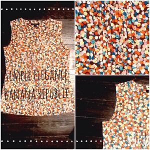 Banana republic dot blouse.