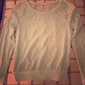 Victoria's Secret PINK Lace Long Sleeved Shirt